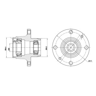 Подшипник ступицы TRIALLI MR 0111 фото 4