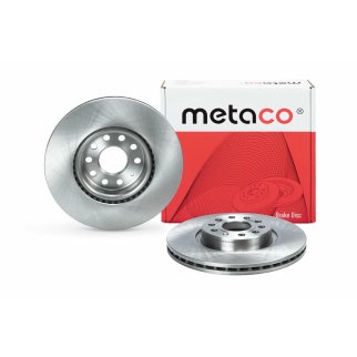 Диск тормозной передний вентилируемый metaco 3050-016 фото 2