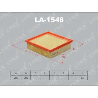 Фильтр воздушный LYNXauto LA-1548 фото