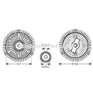 Термомуфта AVA MSC419 фото