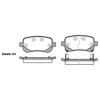 Колодки тормозные REMSA _109502 фото