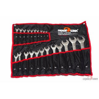 Набор ключей комбинированных 22пр СЕРВИС КЛЮЧ фото