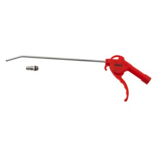 MATRIX 57334 Пистолет продувочный с удлиненным изогнутым соплом, пневматический, 270 мм фото 2