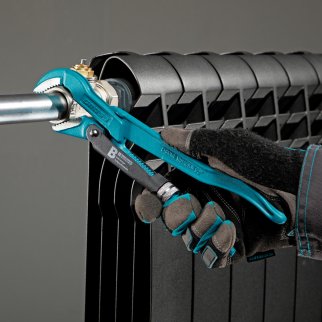 Ключ трубный рычажный №0 "0,5" цельнокованый тип-B" GROSS фото 7