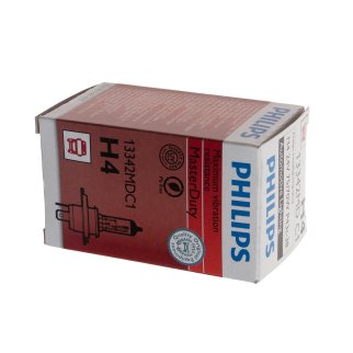Лампа 24V H4 75/70W 1650lm P43T-38 3200K PHILIPS MasterDuty 1 шт. картон 13342MDC1 фото 1