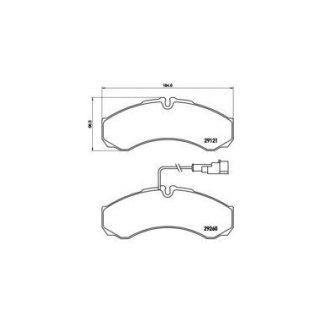 Колодки тормозные, комплект задний фото