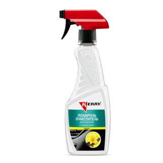 Полироль-очиститель пластика с матовым эффектом, ваниль триггер 500 мл KERRY KR-505-8 фото