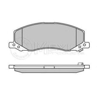 Колодки тормозные передние к-кт Meyle 025 244 1817W фото