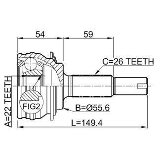 ШРУС 0110-SCP90 фото 2