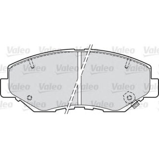 Колодки тормозные передние к-кт Valeo 598757 фото