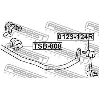 Тяга стабилизатора задняя фото