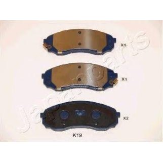 Колодки тормозные Japanparts PA-K19AF фото