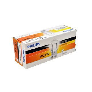 Лампа 12V W21W 21W PHILIPS 1 шт. картон 12065CP фото