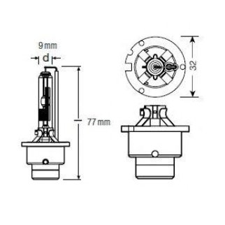 Лампа ксеноновая OSRAM 66250 CBI фото