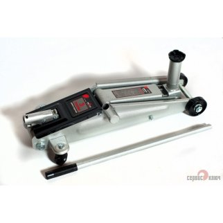 Домкрат подкатной гидравлический 3т высокий с &quot; подстаканником&quot; СЕРВИС КЛЮЧ фото