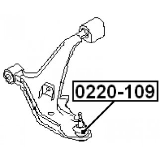 Опора шаровая FEBEST 0220-109 фото 2