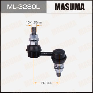 Тяга переднего стабилизатора L TOYOTA bB MASUMA ML-3280L фото 1 Тяга переднего стабилизатора L TOYOTA bB MASUMA ML-3280L фото 1
