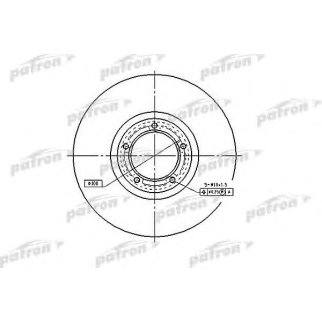Диск тормозной PATRON PBD2785 фото