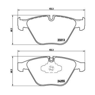 Колодки тормозные передние к-кт TRIALLI PF 4152 фото 2
