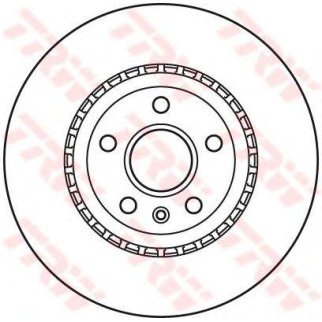 Диск тормозной TRW DF6113S фото