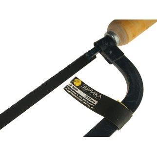 Ножовка по металлу 300мм с деревянной ручкой ЭВРИКА фото 2