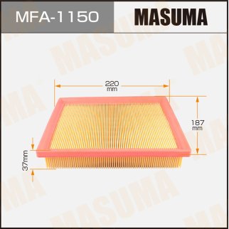 Фильтр воздушный Masuma MFA-1150 фото