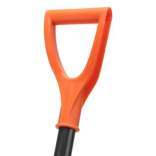 Лопата снеговая поликарбонат 465х410х1390 мм, стал. черенок, усиленная Сибртех фото 8