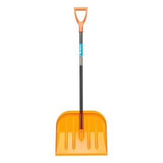 Лопата снеговая поликарбонат 465х410х1390 мм, стал. черенок, усиленная Сибртех фото 2