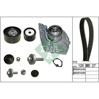 Комплект ГРМ с водяным насосом RENAULT 2.0i 01-  OPEL Vivaro 2.0i 01- фото
