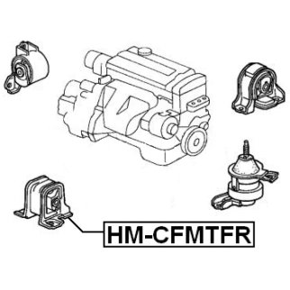 Опора двигателя FEBEST HMCFMTFR фото 2