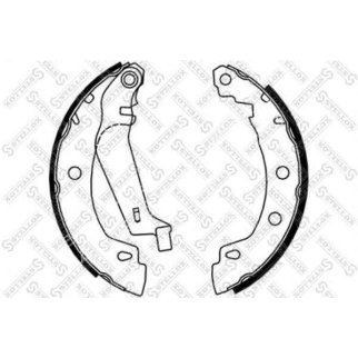 731 100-SX_[S113502170] !колодки барабанные Chery Amulet/QQ/Tiggo all 06> фото