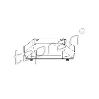 Опора КПП задняя topran 201362755 фото