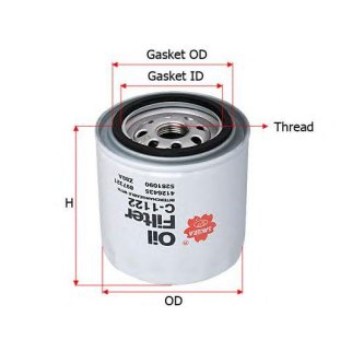 Фильтр масляный SAKURA C1122 фото