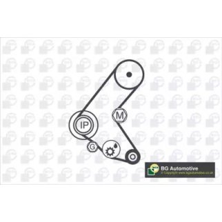 Комплект ГРМ OPEL Astra/Corsa/Meriva 1.7 Di/DTi/CDTi 00- фото