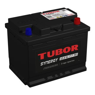 Аккумуляторная батарея TUBOR SYNERGY 6СТ 63 VL kamina обр. 242х175х190 610A фото