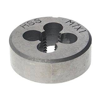 Плашка M07x1-o25мм, в пластиковом футляре ЭВРИКА фото