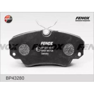 Колодки тормозные передние к-кт Fenox BP43280 фото