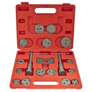 Набор инструментов для сведения тормозных цилиндров, 18 шт. ЭВРИКА фото