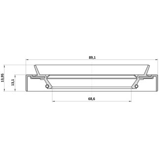 САЛЬНИК СТУПИЧНЫЙ ПЕРЕДНИЙ 68.8X89.1X13.1X13.95, шт фото 2