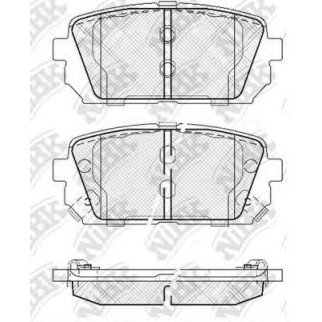 Колодки тормозные к-кт NiBK PN0426 фото