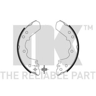 Колодки тормозные барабанные,задние (254x52mm) / ISUZU Trooper-I 83~91,OPEL Frontera-A 92~98 фото