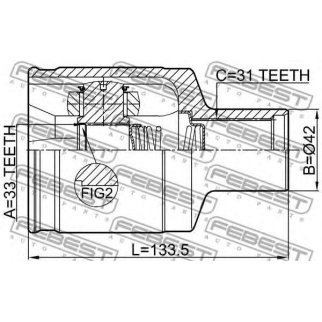 ШРУС RENAULT DUSTER 11- внут.прав. фото