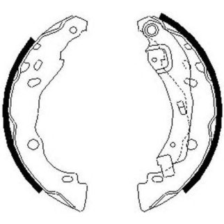 Колодки барабанные к-кт FERODO FSB642 фото