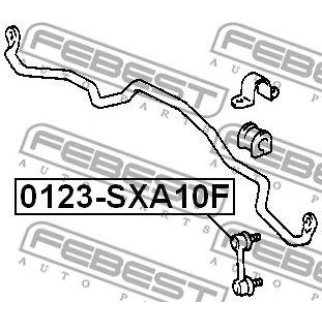 Стойка переднего стабилизатора FEBEST 0123-SXA10F фото