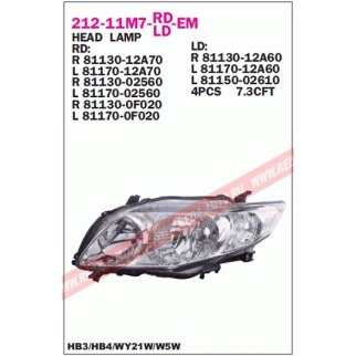 Фара правая DEPO 212-11M7R-LD-EM фото