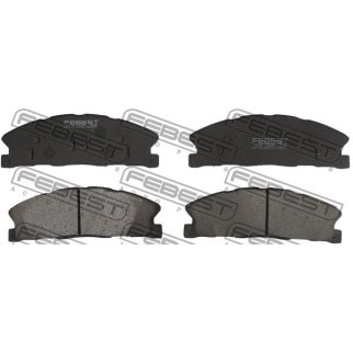 Колодки тормозные передние к-кт FEBEST 2101-TWJF фото