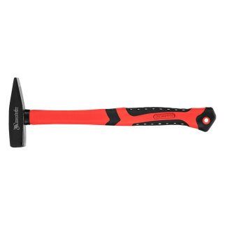 Молоток 200г слесарный фиберглассовая обрезиненная ручка MATRIX фото 2