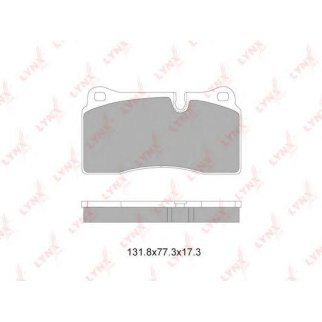 Колодки тормозные передние к-кт LYNXauto BD5004 фото