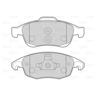 Колодки тормозные передние к-кт Valeo 301997 фото