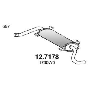 Глушитель основной ASSO 12.7178 фото